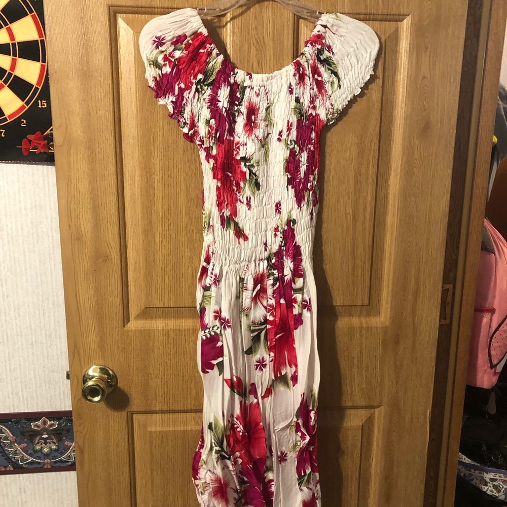 Floral stretchy dress